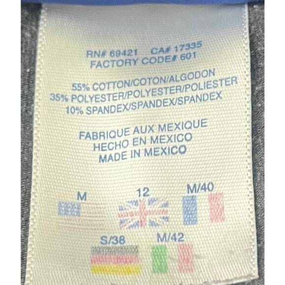 REEBOK HI-RISE WIDE LEG ACTIVEWEAR LEGGINGS, WOMENS, M, GREY, FULL LENGTH, YOGA - Picture 11 of 11